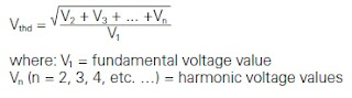 THD (for a voltage waveform)